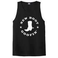 Funny New Boot Goofin Cowboy Boot Meme Quote PosiCharge Competitor Tank