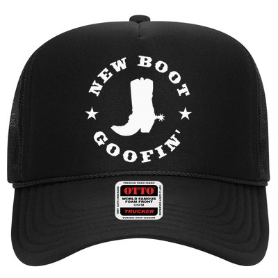 Funny New Boot Goofin Cowboy Boot Meme Quote Trucker Hat
