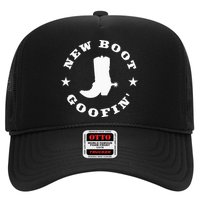 Funny New Boot Goofin Cowboy Boot Meme Quote Trucker Hat