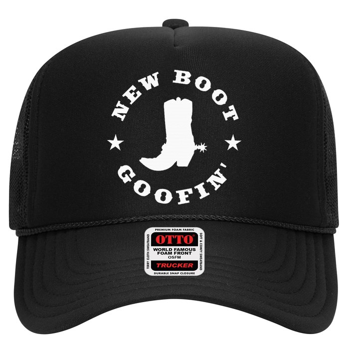 Funny New Boot Goofin Cowboy Boot Meme Quote Trucker Hat