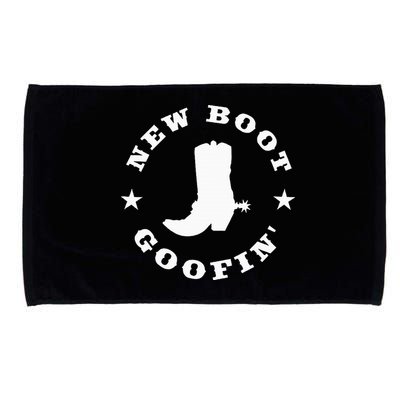 Funny New Boot Goofin Cowboy Boot Meme Quote Microfiber Hand Towel