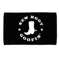 Funny New Boot Goofin Cowboy Boot Meme Quote Microfiber Hand Towel