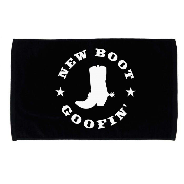 Funny New Boot Goofin Cowboy Boot Meme Quote Microfiber Hand Towel