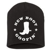 Funny New Boot Goofin Cowboy Boot Meme Quote Short Acrylic Beanie