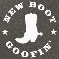 Funny New Boot Goofin Cowboy Boot Meme Quote Cotton Canvas Backpack
