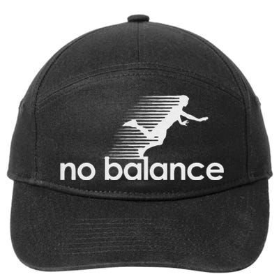 Funny No Balance New Balance Funny 7-Panel Snapback Hat