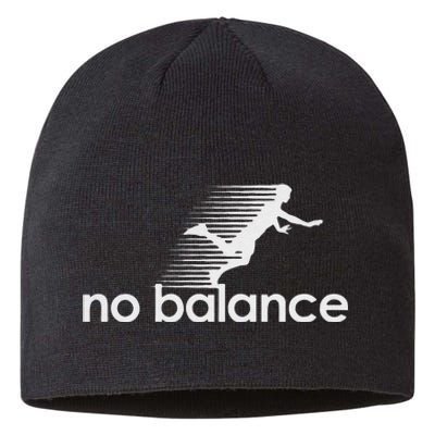 Funny No Balance New Balance Funny Sustainable Beanie