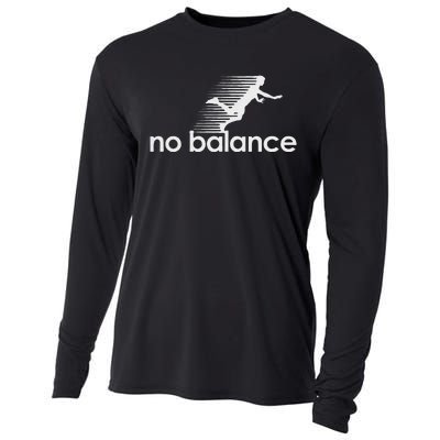 Funny No Balance New Balance Funny Cooling Performance Long Sleeve Crew