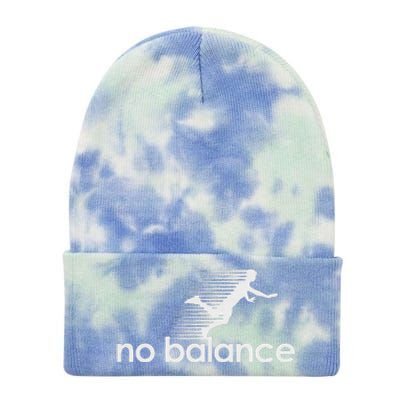 Funny No Balance New Balance Funny Tie Dye 12in Knit Beanie