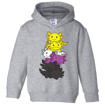 Flag Non Binary Pride Lgbtq Axolotl Toddler Hoodie
