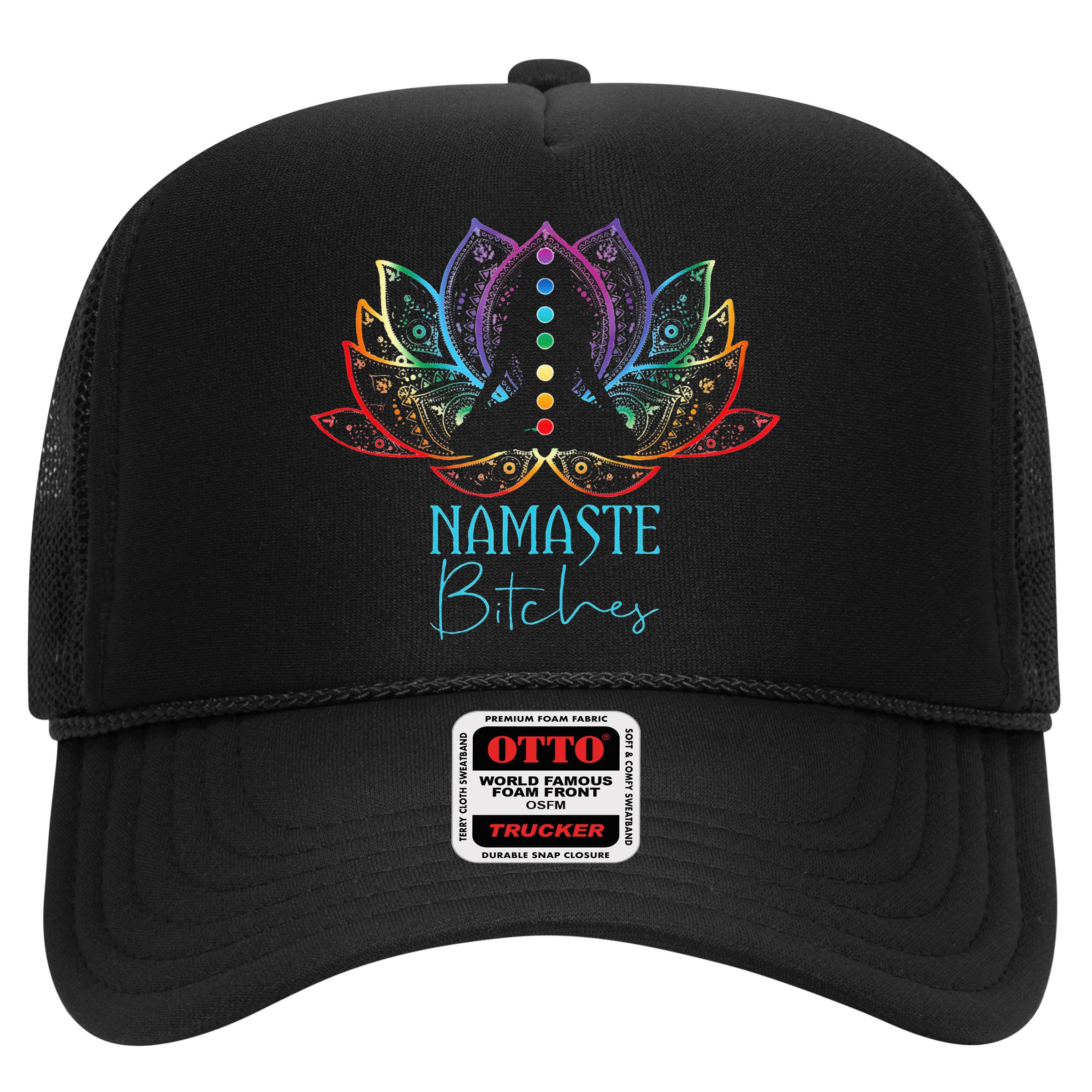 Funny Namaste Bitches Spiritual Sarcasm Zen Yoga Lover Gift Hat