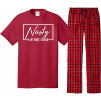 Funny Nasty Birthday Squad Matching Group Shirts Pajama Set