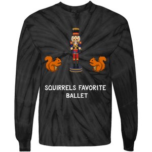 Funny Nutcracker Ballet Ballerino Danseur Tie-Dye Long Sleeve Shirt