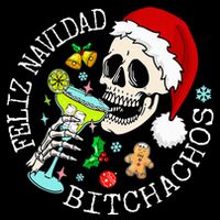 Feliz Navidad Bitchachos Funny Skull Spanish 16 in Basic Backpack