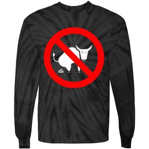 Funny No Bullshit Tie-Dye Long Sleeve Shirt