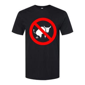 Funny No Bullshit Softstyle CVC T-Shirt