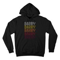 First Name Barry Vintage Barry Hoodie