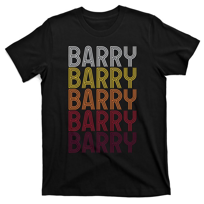 First Name Barry Vintage Barry T-Shirt