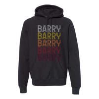 First Name Barry Vintage Barry Premium Hoodie