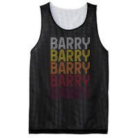 First Name Barry Vintage Barry Mesh Reversible Basketball Jersey Tank