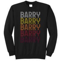 First Name Barry Vintage Barry Tall Sweatshirt