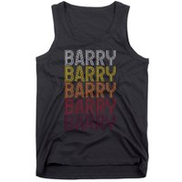 First Name Barry Vintage Barry Tank Top