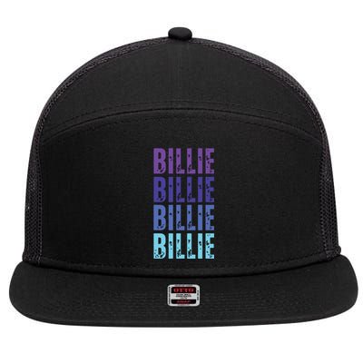 First Names Billie 7 Panel Mesh Trucker Snapback Hat