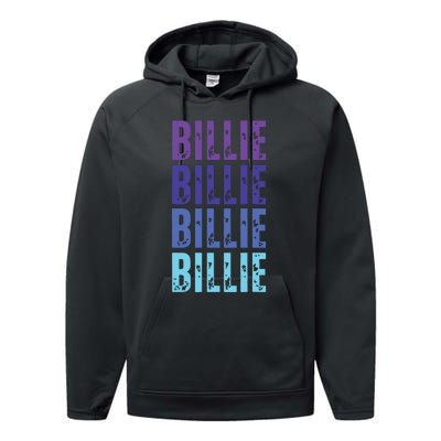 First Names Billie Performance Fleece Hoodie