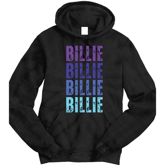 First Names Billie Tie Dye Hoodie