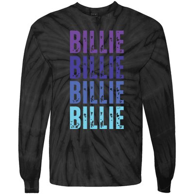 First Names Billie Tie-Dye Long Sleeve Shirt