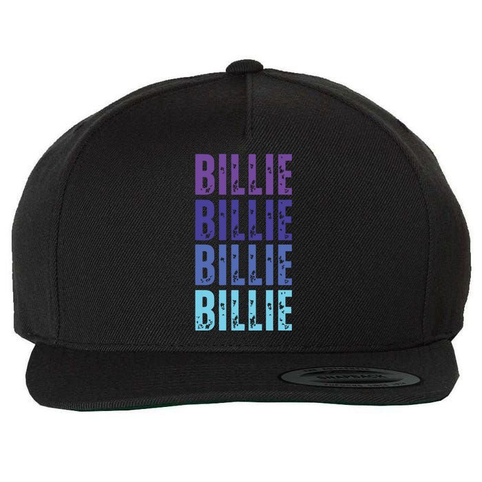 First Names Billie Wool Snapback Cap