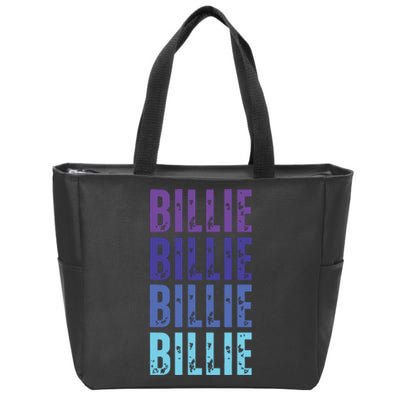 First Names Billie Zip Tote Bag