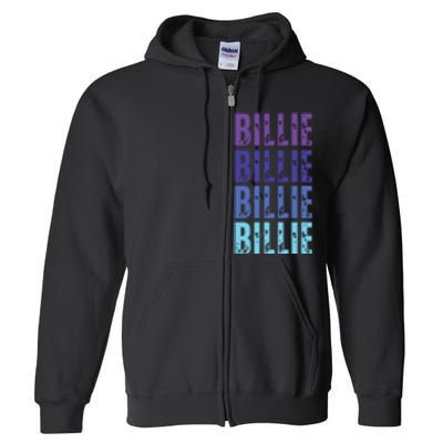 First Names Billie Full Zip Hoodie