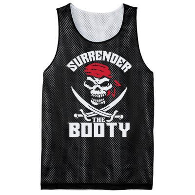 Funny Nice Booty Surrender The Booty Gift Mesh Reversible Basketball Jersey Tank