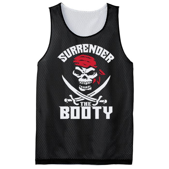 Funny Nice Booty Surrender The Booty Gift Mesh Reversible Basketball Jersey Tank