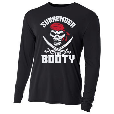 Funny Nice Booty Surrender The Booty Gift Cooling Performance Long Sleeve Crew