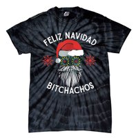 Feliz Navidad Bitchachos Funny Spanish Merry Christmas Skull TShirt Tie-Dye T-Shirt