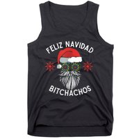 Feliz Navidad Bitchachos Funny Spanish Merry Christmas Skull TShirt Tank Top