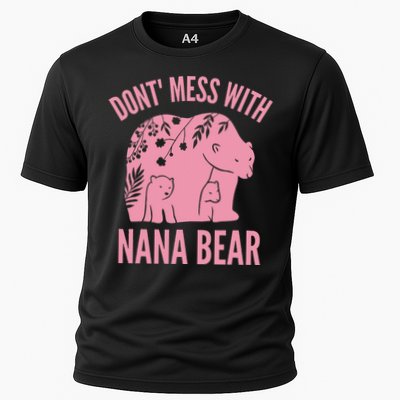 Funny Nana Bear Don't Mess With Nana Bear Grandma Humor Performance Shirt