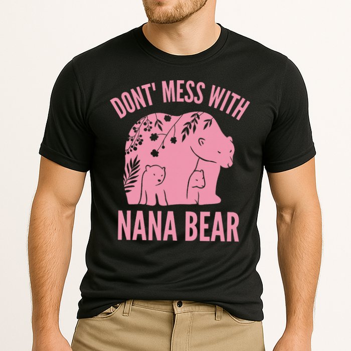 Funny Nana Bear Don't Mess With Nana Bear Grandma Humor Cooling Performance Crew T-Shirt