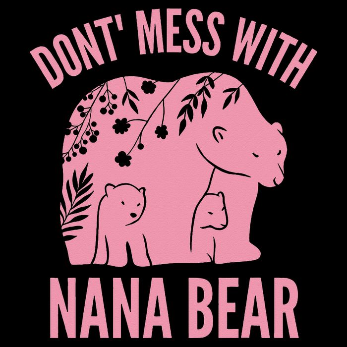 Funny Nana Bear Don't Mess With Nana Bear Grandma Humor Cooling Performance Crew T-Shirt