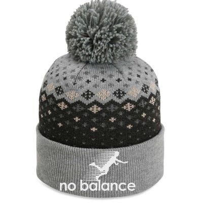 Funny No Balance New Balance Funny The Baniff Cuffed Pom Beanie