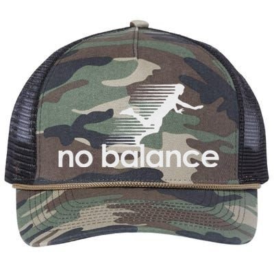 Funny No Balance New Balance Funny Retro Rope Trucker Hat Cap