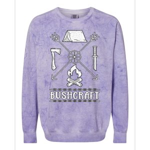 funny Nature Bushcraft Outdoor Wilderness Design Colorblast Crewneck Sweatshirt