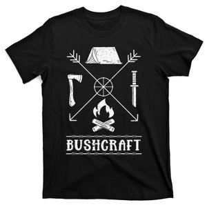 funny Nature Bushcraft Outdoor Wilderness Design T-Shirt