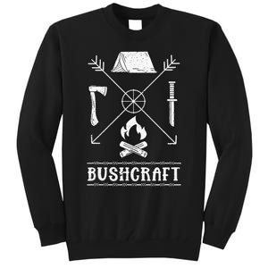 funny Nature Bushcraft Outdoor Wilderness Design Tall Sweatshirt