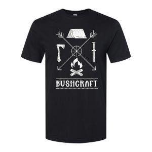 funny Nature Bushcraft Outdoor Wilderness Design Softstyle CVC T-Shirt