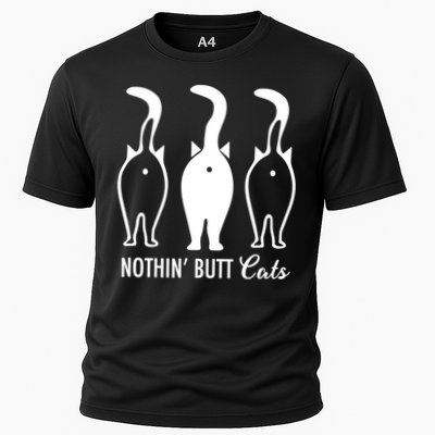 Funny Nothin' Butt Cats Butthole Cat Lover TShirt Performance Shirt