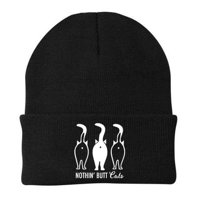Funny Nothin' Butt Cats Butthole Cat Lover TShirt Beanie