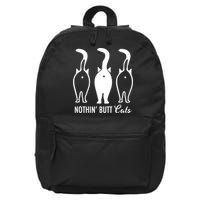 Funny Nothin' Butt Cats Butthole Cat Lover TShirt 16 in Basic Backpack